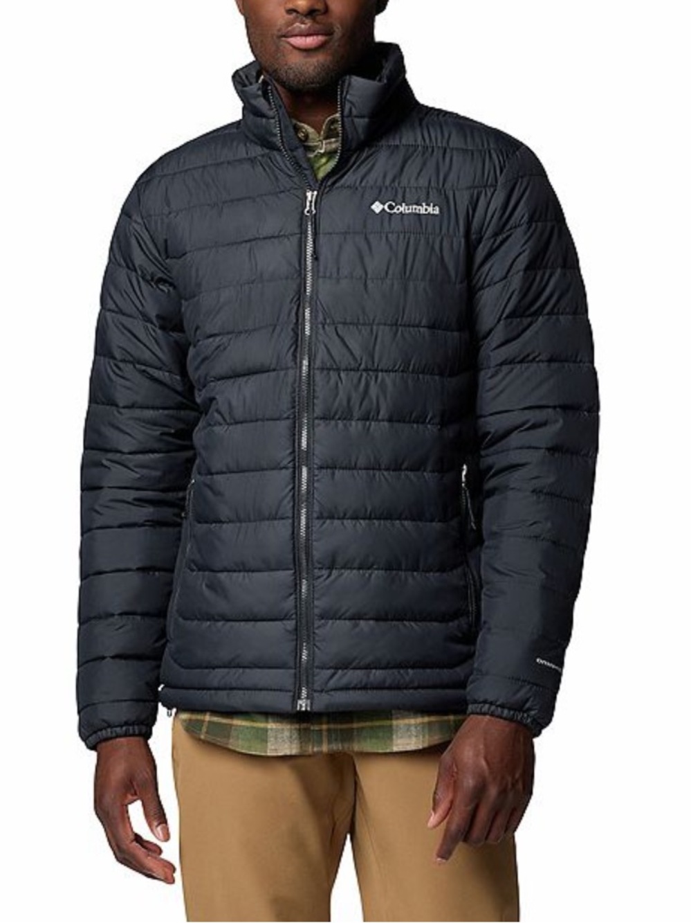 Columbia Powder Lite II Jacket NEW Charcoal Black Mens XXL Omni Heat Active Fit